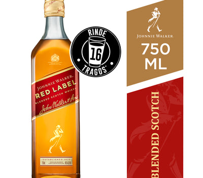 Whisky Red Label Johnnie Walker 40° 750 cc