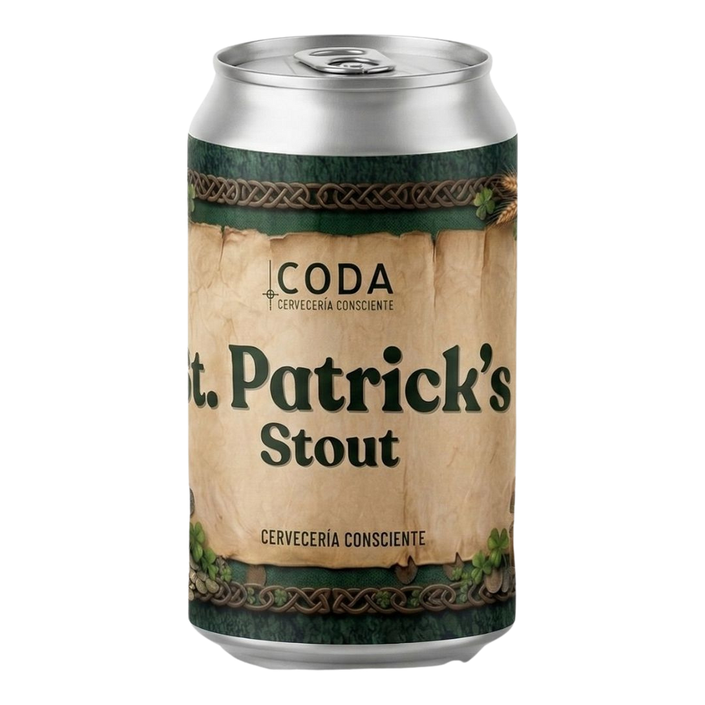 Cerveza CODA Saint Patrick's Stout 355cc