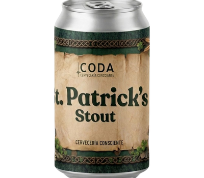 Cerveza CODA Saint Patrick's Stout 355cc