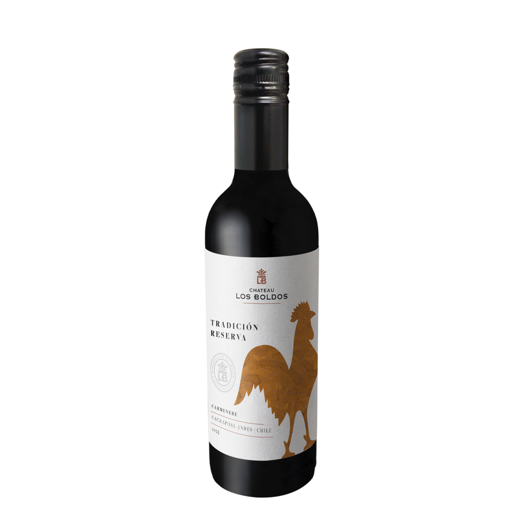 VINO CHATEAU LOS BOLDOS TRADICION RESERVA CARMENERE 375 CC