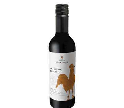 VINO CHATEAU LOS BOLDOS TRADICION RESERVA CARMENERE 375 CC