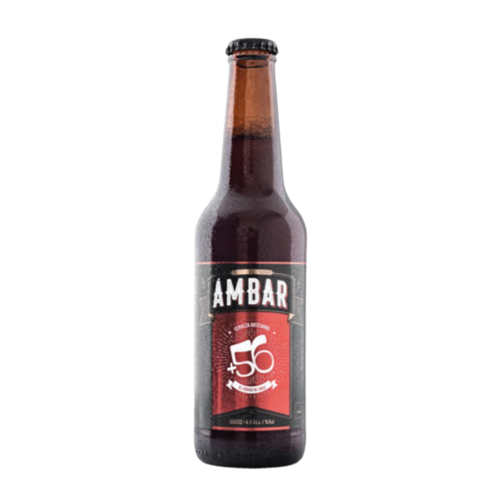 Cerveza +56 Ámbar Ale 330 cc