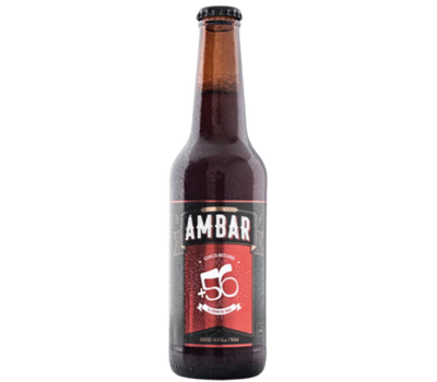 Cerveza +56 Ámbar Ale 330 cc