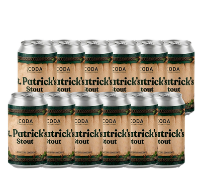 Pack 12 - Cerveza CODA Saint Patrick's Stout 355cc