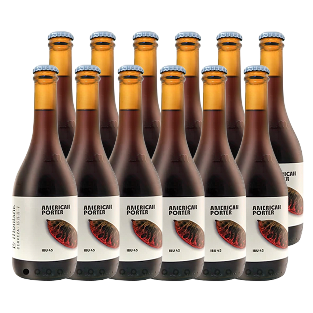 Pack 12 - Cerveza La Montaña American Porter 330cc