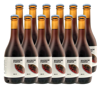 Pack 12 - Cerveza La Montaña American Porter 330cc