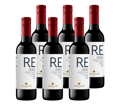 PACK 6  - VINO BODEGAS RE DOBLE 2024 375 CC