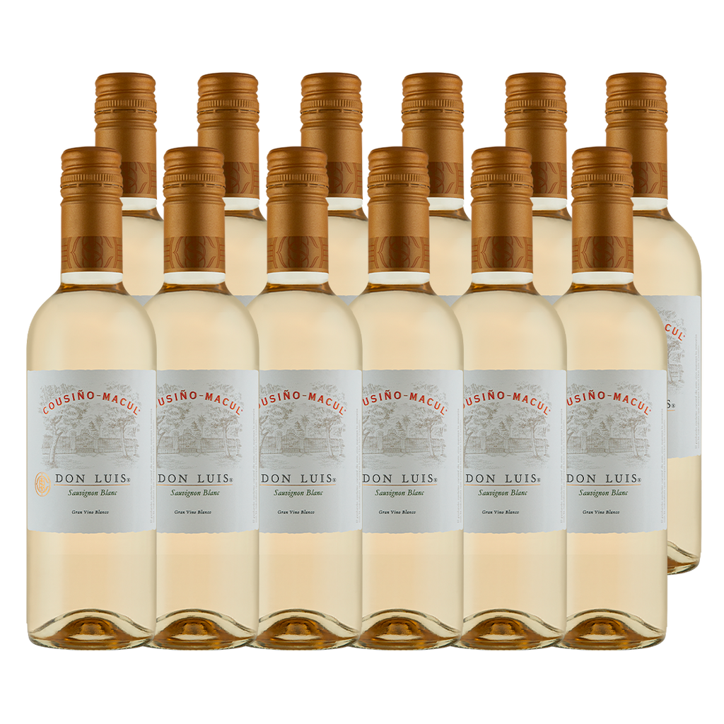 PACK 12  - VINO COUSIÑO MACUL DON LUIS RESERVA SAUVIGNON BLANC 375CC