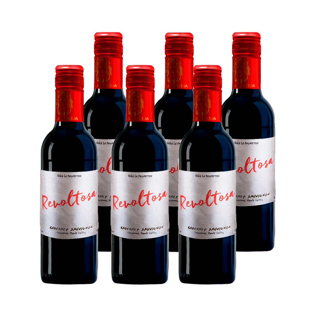 PACK 6  - VINO REVOLTOSA CABERNET SAUVIGNON 375 CC