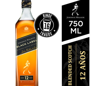 Whisky Black Label Johnnie Walker 40° 750 cc